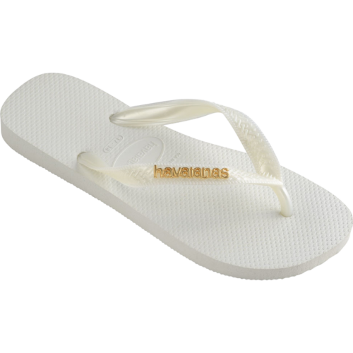 Alternative view of Women's Top Logo Metallic Flip Flops