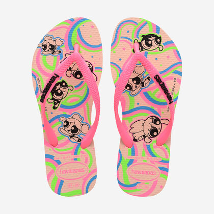 Havaianas Kids Slim Powerpuff Girls Flip Flops Zone