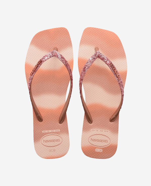 Havaianas Slim Square Glitter Party Flip Flops Zone - Image 2