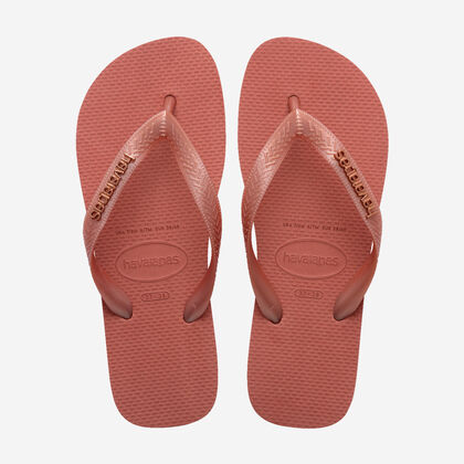 Alternative view of Havaianas Logo Metallic Flip Flops Zone