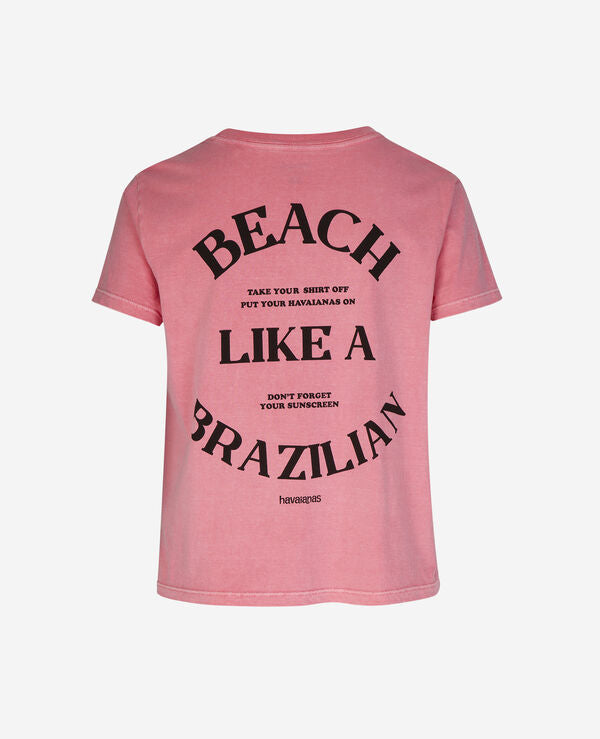 Havaianas T-Shirt W Beach Like A Brazilian BB Flip Flops Zone - Image 7