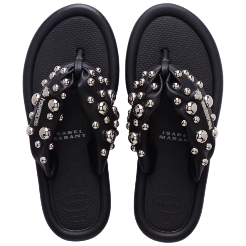 Women's Isabel Marant Maxi Puffed Studs Flip Flops